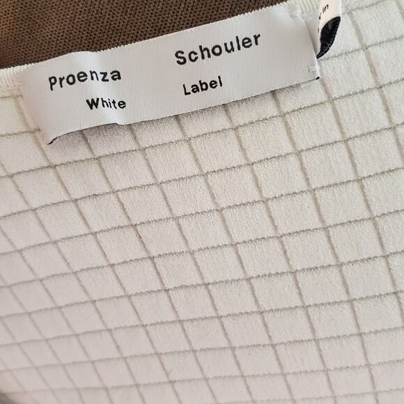 Proenza Schouler White Label Square Neck Quilted Knit Top XS Great Condition - Picture 7 of 14